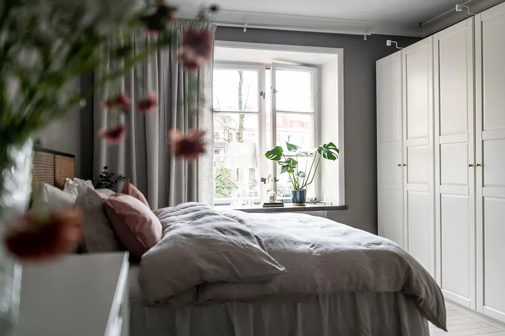 Estilos de verde y gris en el diseño de una casa sueca (88 m2) - Gallery image 18