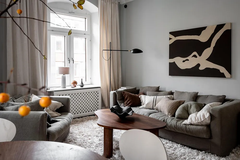 Estilo moderno y fresco en interiores escandinavos con toques cálidos (66 m²) - Gallery image 4