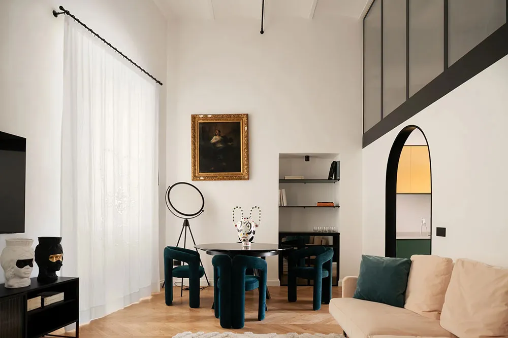 Loft moderno en palacio histórico de Nápoles (80 m²) - Gallery image 3