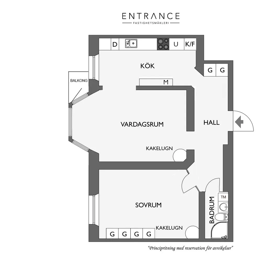 Винтажний буфет і пилково-зелена кухня: світла квартира в Швеції (64 кв. м) - Gallery image 31