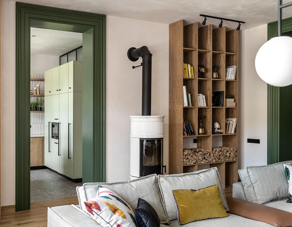 Jastrykowy wnętrze z odcieniami zielonego zamiast еврourbanizmu w historycznym centrum Kiwana - Gallery image 10