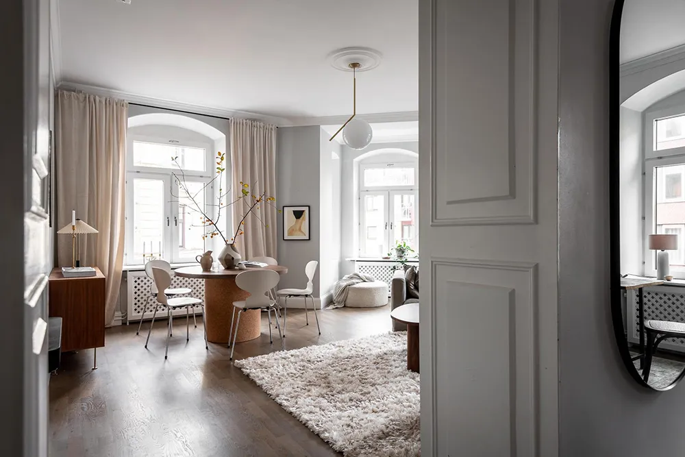 Estilo moderno y fresco en interiores escandinavos con toques cálidos (66 m²) - Gallery image 11