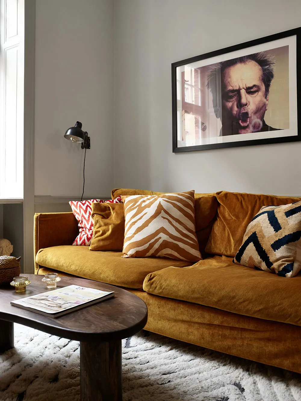 Intérieur Scandinave avec des notes automnales dans le décor (76 m²) - Gallery image 5