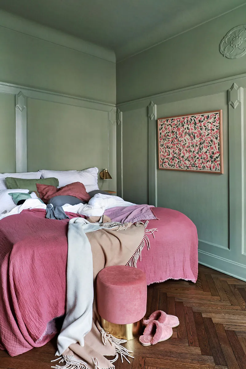 Skandynawski интерьер w bardzo odważnych kolorach w Oslo - Gallery image 12