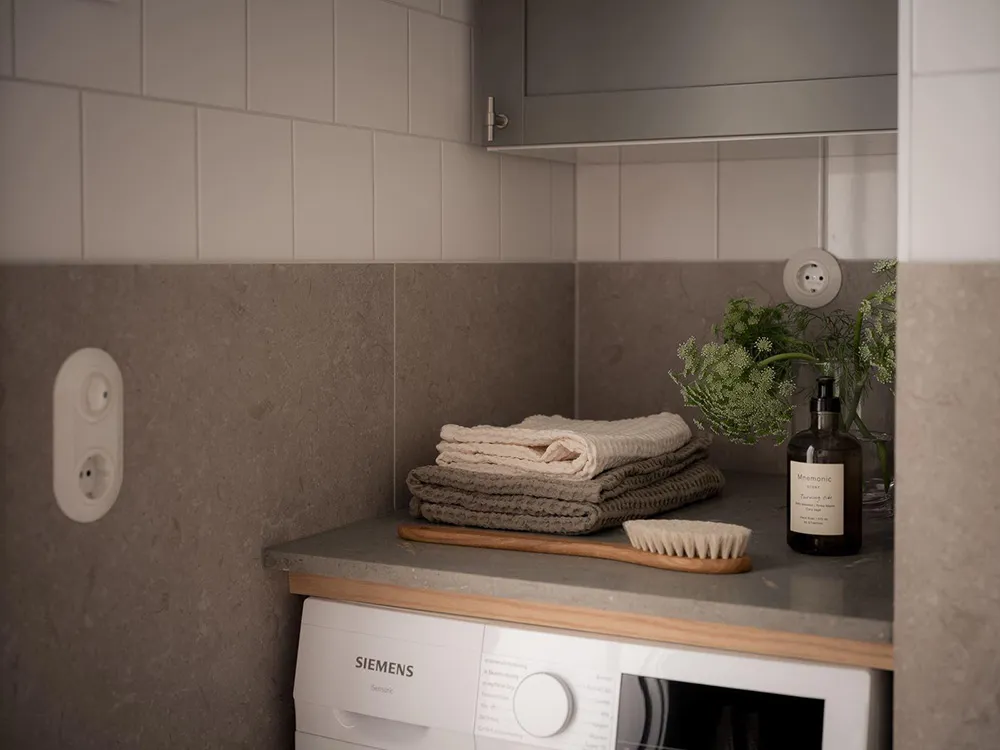 Stylish Pastel Interior of First-Floor Studio Apartment in Göttingen (43 sqm) - Gallery image 17