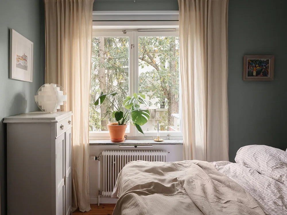 How in a country house: apartment with a fireplace and views of pine trees in Stockholm (63 sq. m) - Gallery image 17