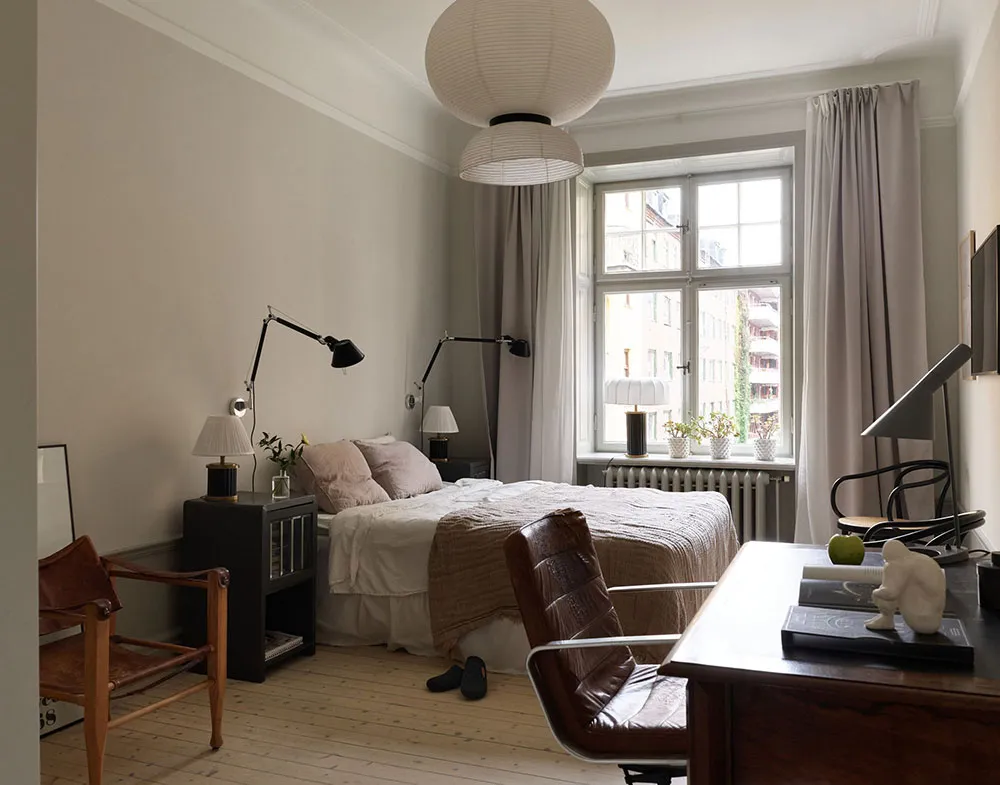 Intérieur Scandinave avec des notes automnales dans le décor (76 m²) - Gallery image 24