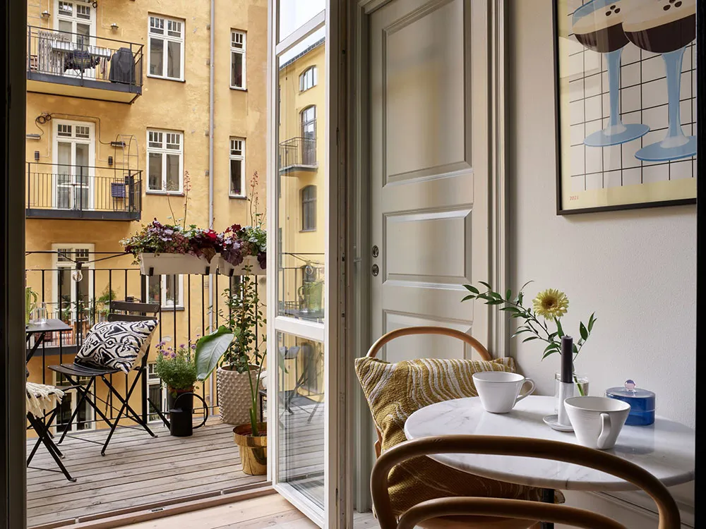 Intérieur Scandinave avec des notes automnales dans le décor (76 m²) - Gallery image 14