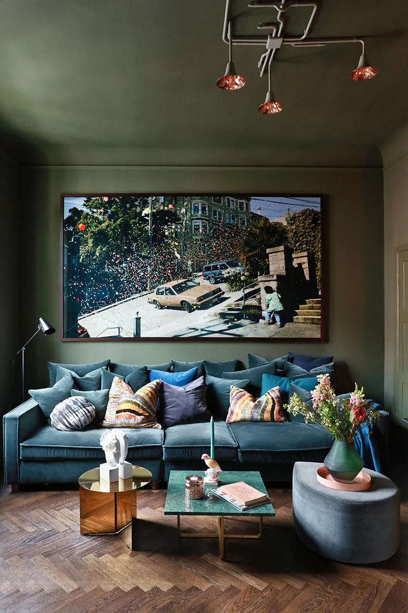 Skandynawski интерьер w bardzo odważnych kolorach w Oslo - Gallery image 4