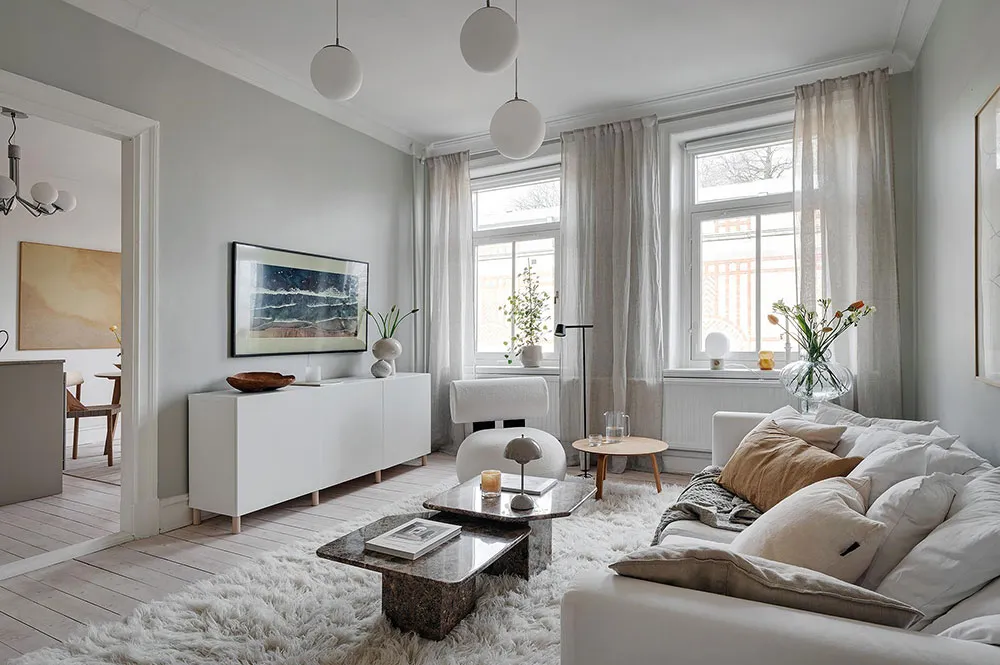 Petite appartement scandinave avec accents beiges agréables (59 m²) - Gallery image 5