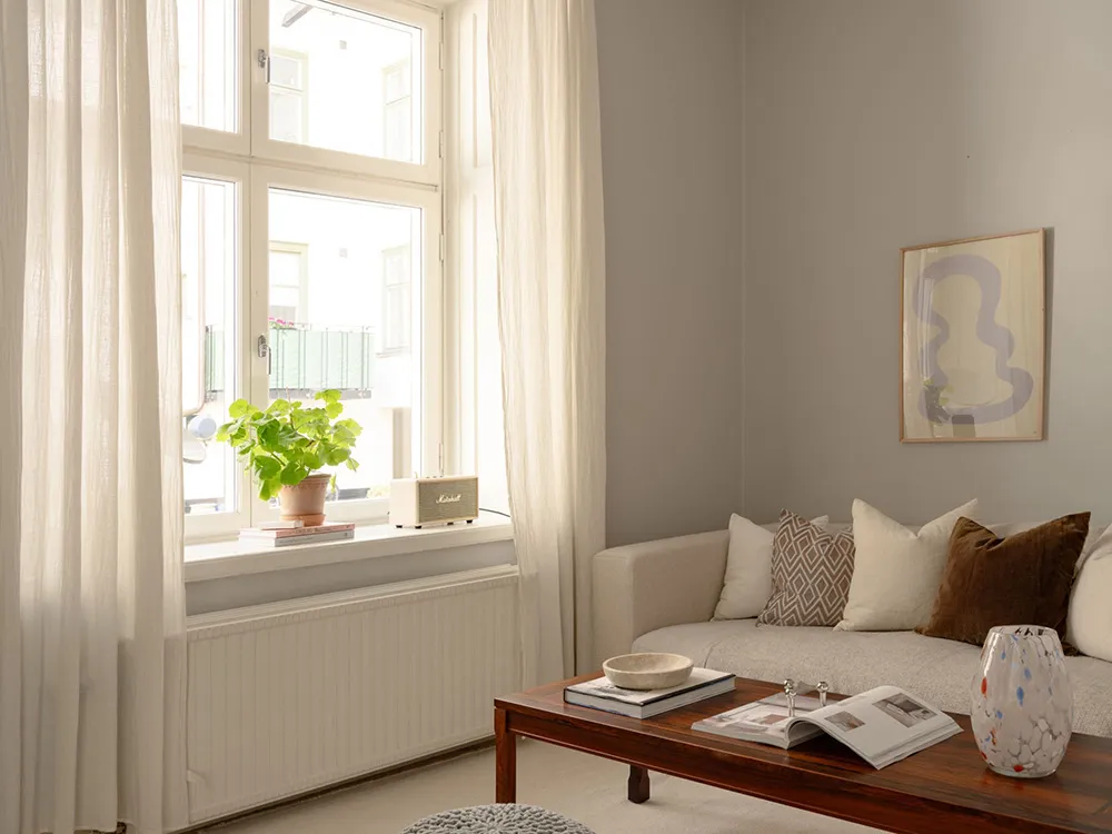 Нежные пастельные тона в дизайне маленькой квартиры в Стокгольме (46 кв. м) - Gallery image 10