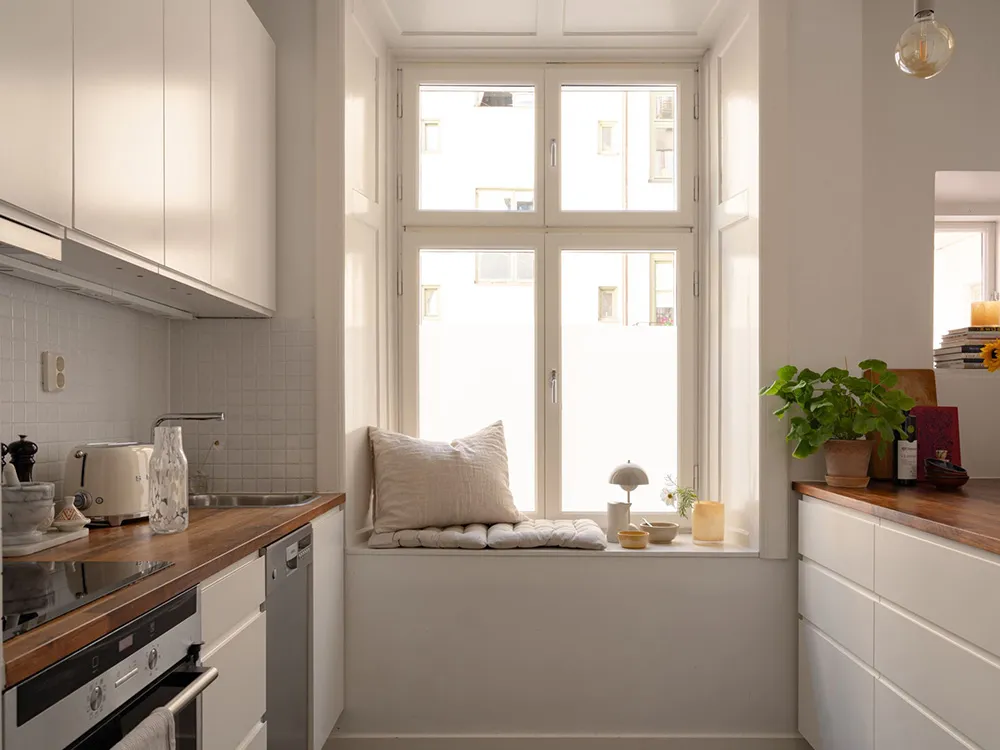 Нежные пастельные тона в дизайне маленькой квартиры в Стокгольме (46 кв. м) - Gallery image 13