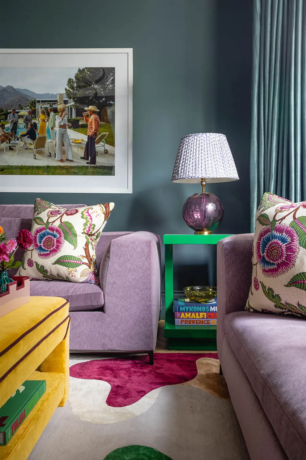 Śmiałe i piękne kolory w designie domu typu townhouse w Londynie - Gallery image 3