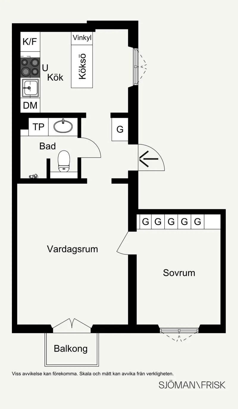 Small 2-room apartment in stylish muted tones (42 sq. m) - Gallery image 18
