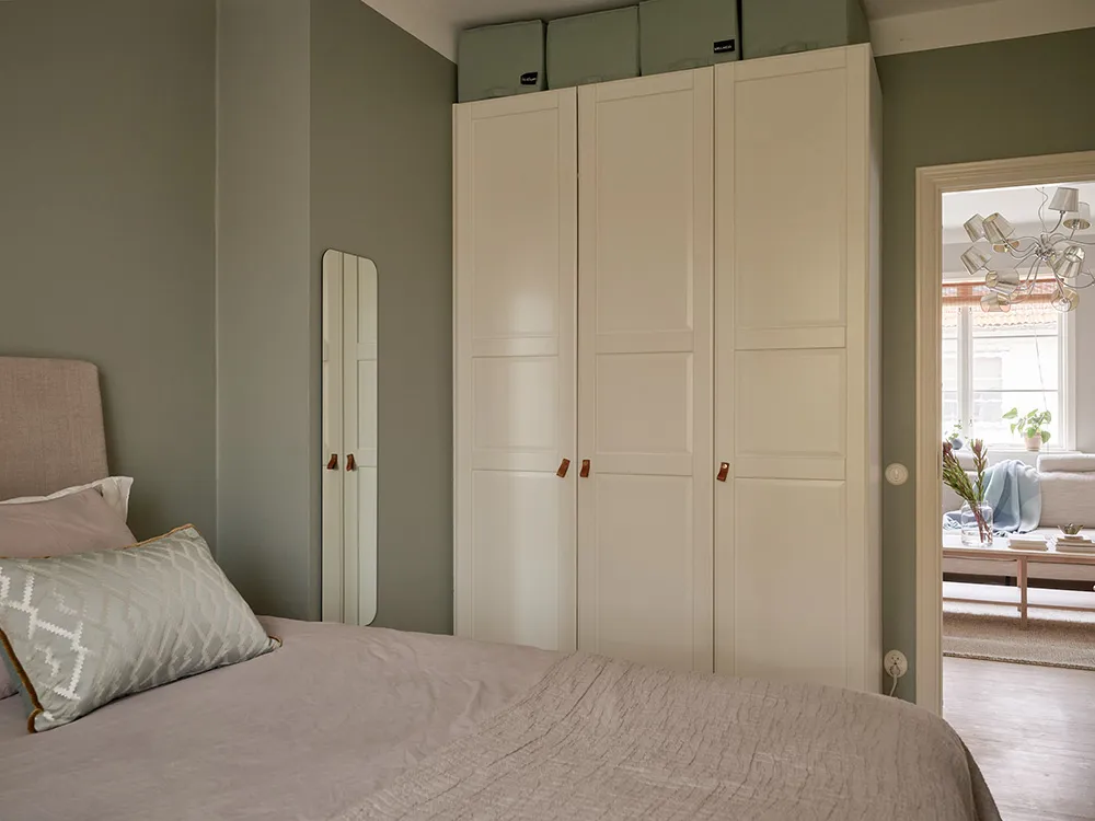 Приятная скандинавская квартира в оливковых тонах (66 кв. м) - Gallery image 14