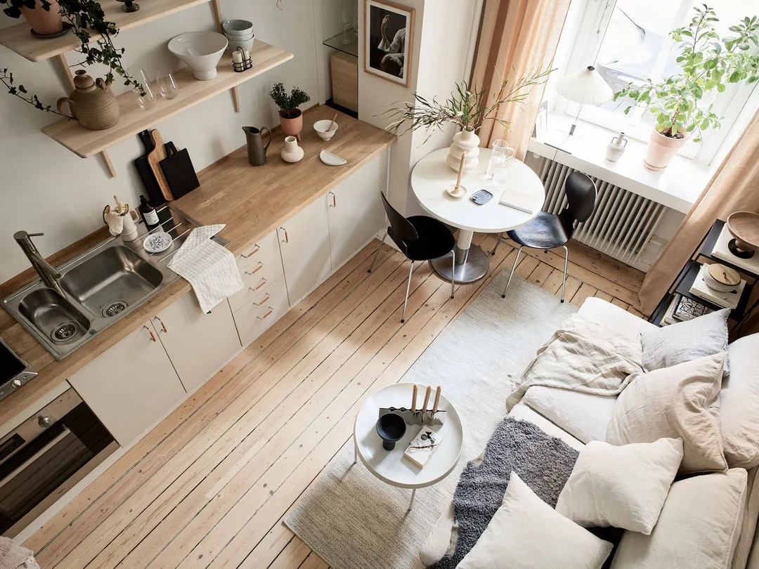 Тепла квартира розміром із кімнату в Швеції (19 м²) - Gallery image 3