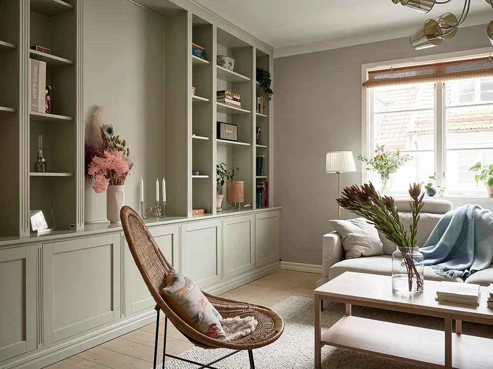 Приятная скандинавская квартира в оливковых тонах (66 кв. м) - Gallery image 4