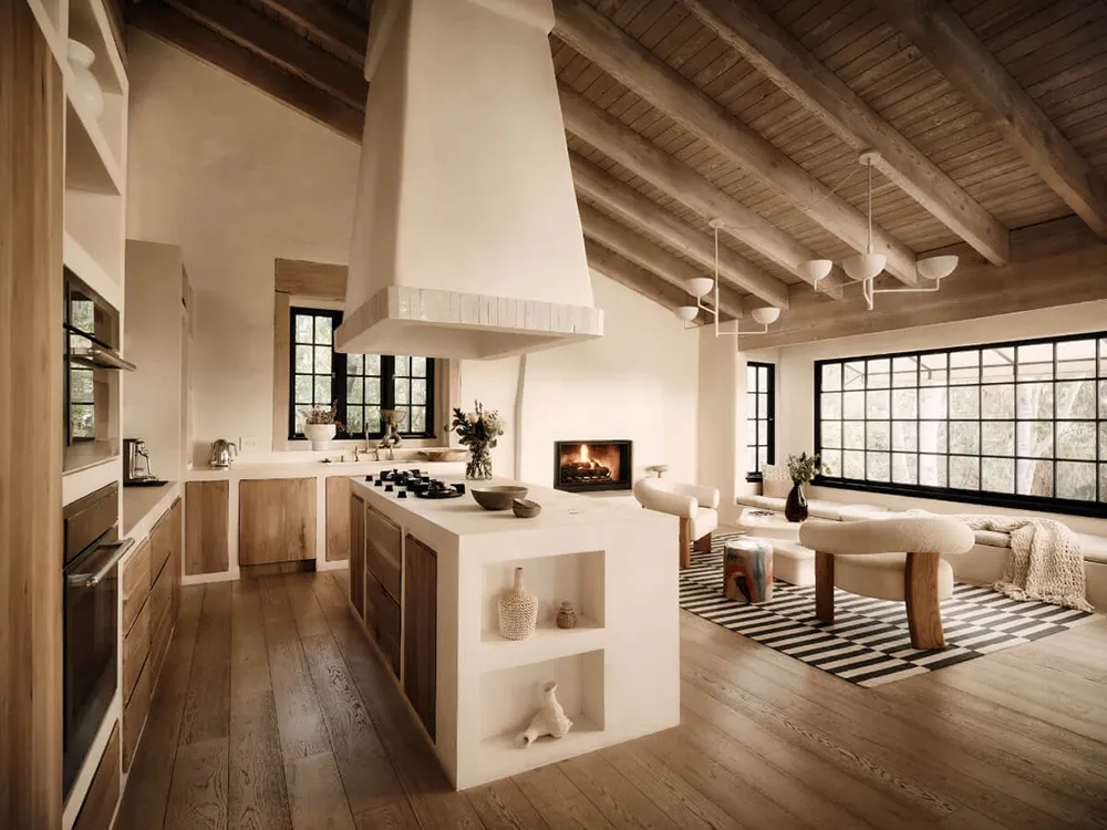 Warmes Interieur, inspiriert von mexikanischen Resorts: Haus in Los Angeles - Gallery image 5