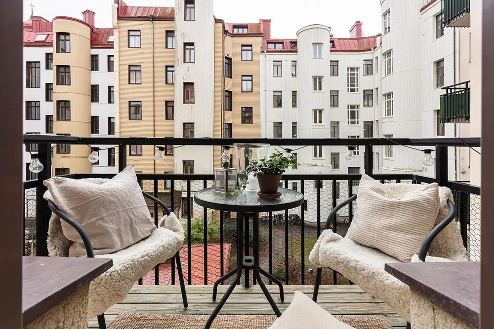 Маленькая шведская квартира с очаровательной спальней (53 кв. м) - Gallery image 20