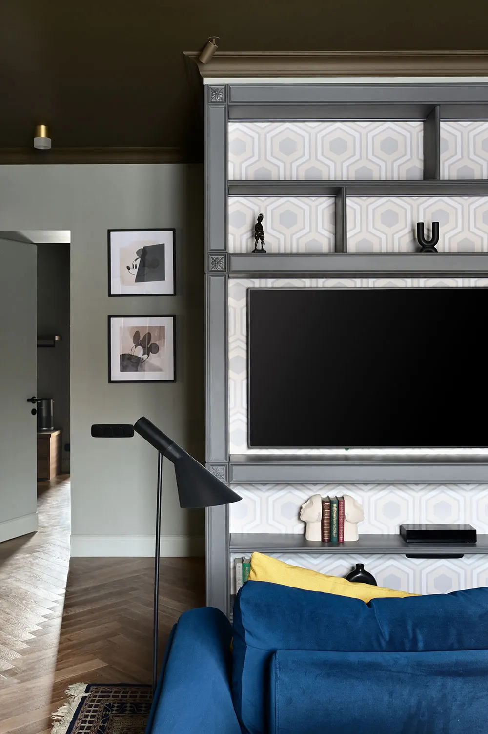 Estilo de interiores con persianas en Kiev según el proyecto de Olga Rusakova (70 m²) - Gallery image 7