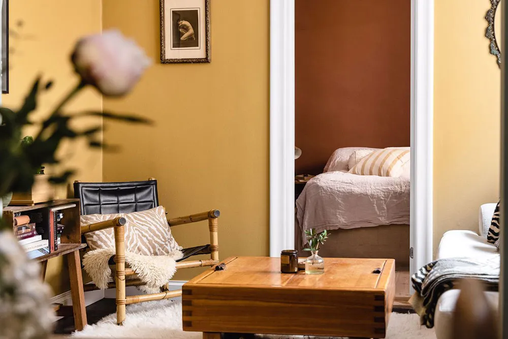 Bright Colors and Vintage: Small but Memorable Apartment in Sweden (43 sqm) - Gallery image 14