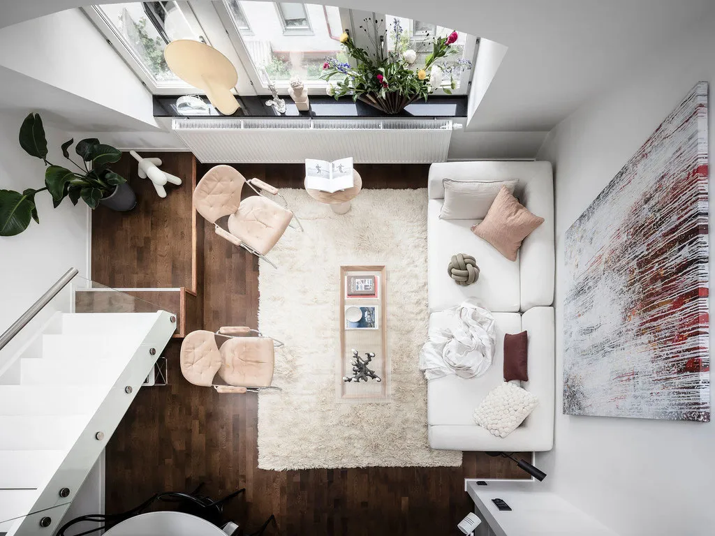 Biała mansarda z pięknym wnętrzem w Gotenborze (55 m²) - Gallery image 6