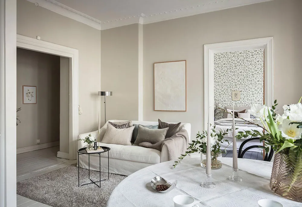 Маленькая шведская квартира с очаровательной спальней (53 кв. м) - Gallery image 11