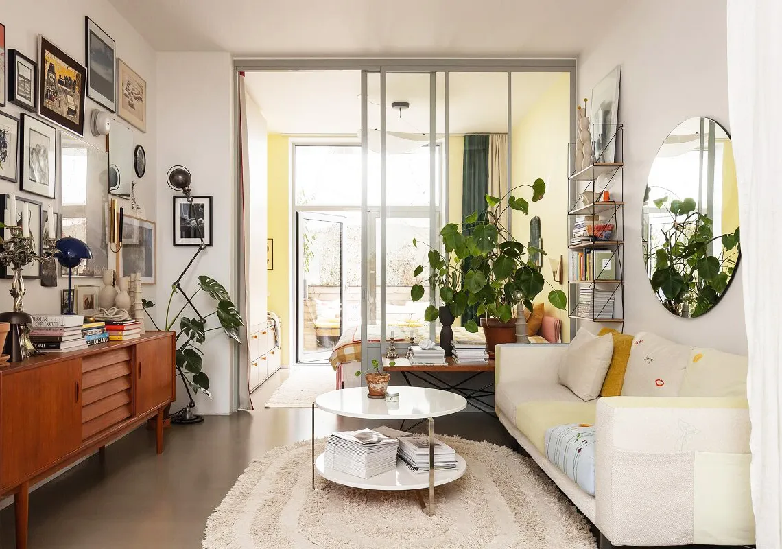 Unusual Apartment in a Semi-Basement in Stockholm