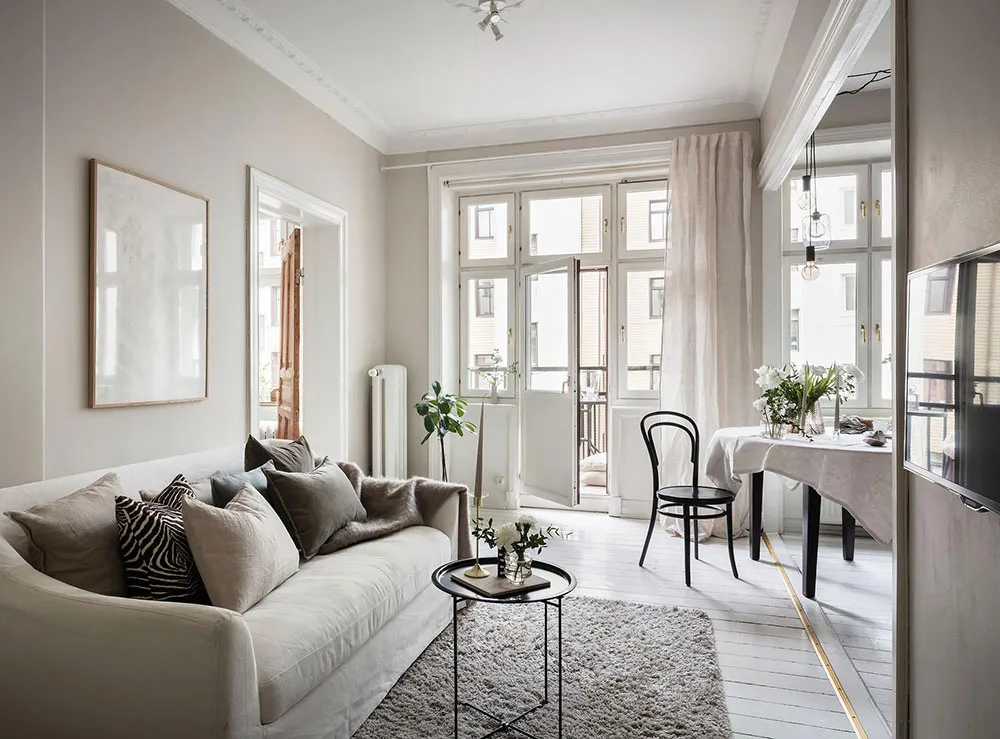 Маленькая шведская квартира с очаровательной спальней (53 кв. м) - Gallery image 10