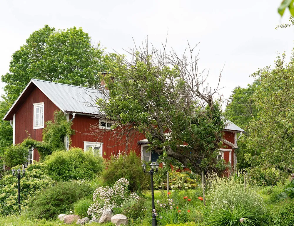 Цветочные мотивы в интерьерах дачи в старом фермерском домике - Gallery image 2