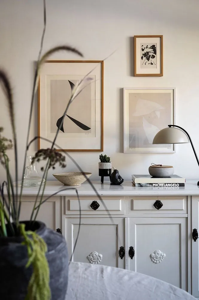 Apartamento escandinavo con sofá a rayas - Gallery image 12