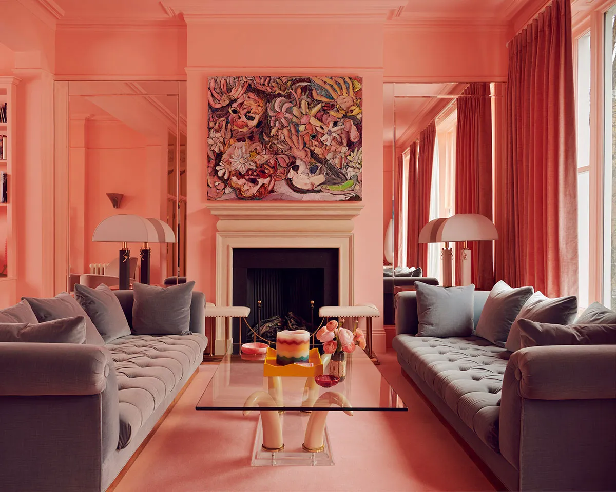 Розовый, лимонный, салатовый: удивительный дизайн исторического дома в Лондоне - Gallery image 2