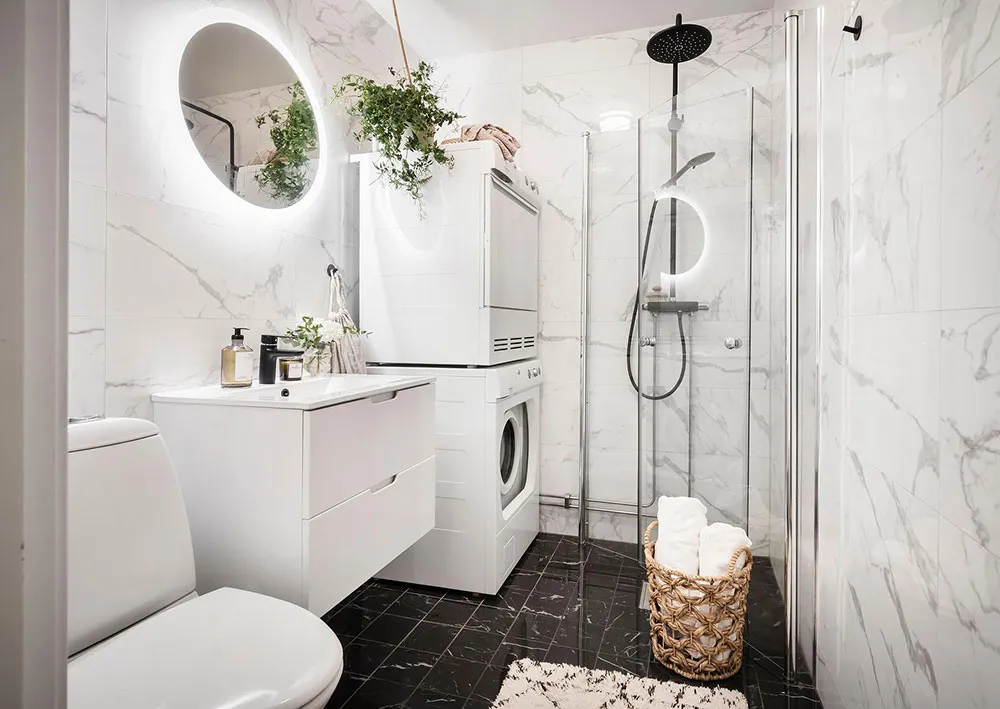 Маленькая шведская квартира с очаровательной спальней (53 кв. м) - Gallery image 22