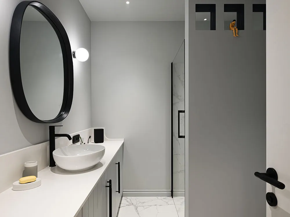 Estilo de interiores con persianas en Kiev según el proyecto de Olga Rusakova (70 m²) - Gallery image 13