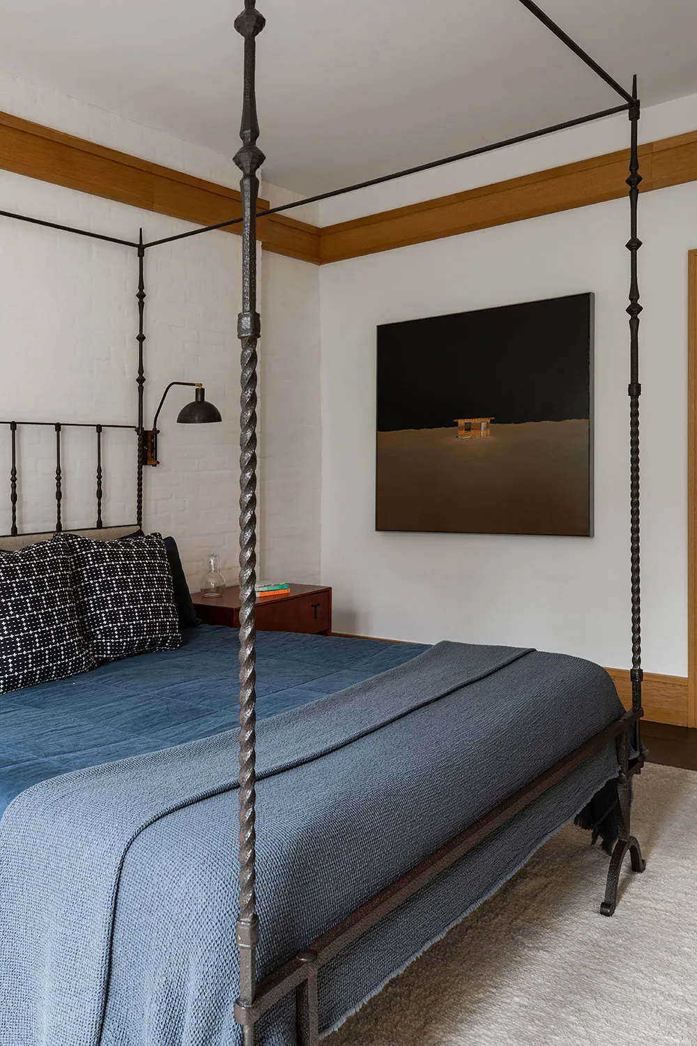 Zweites Licht und atmosphärische Bibliothek: Townhouse einer jungen Familie in New York - Gallery image 8