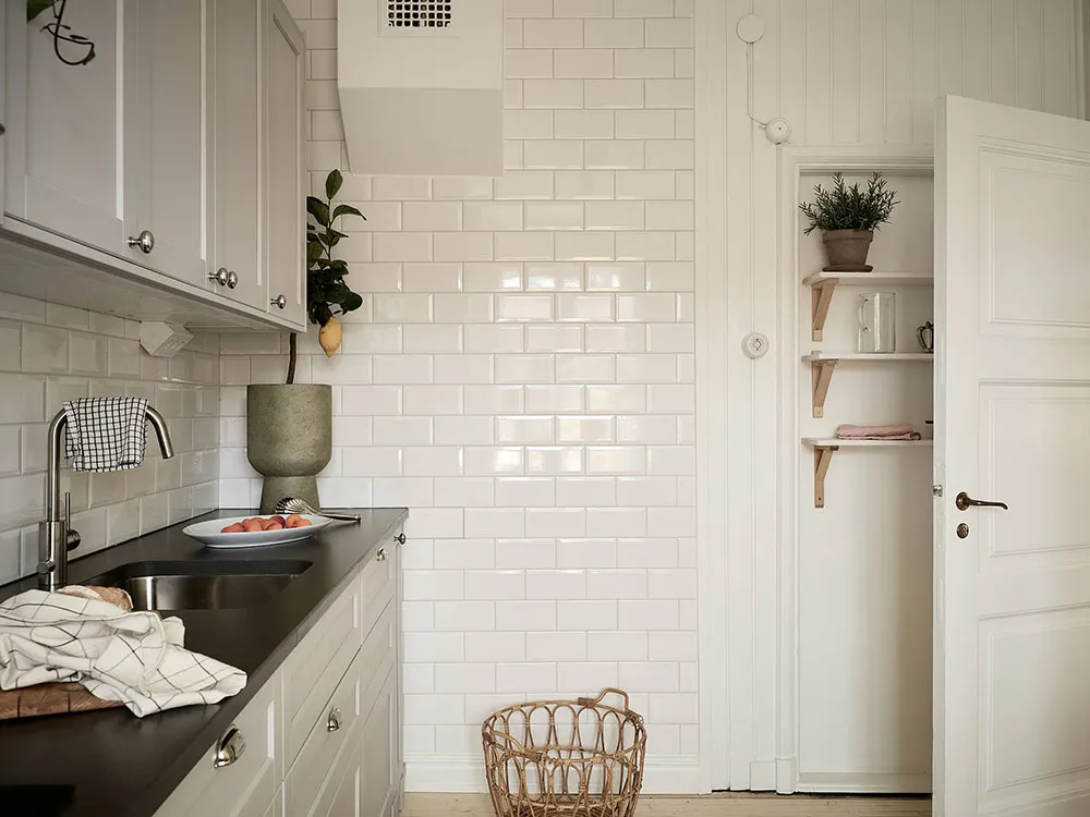 Уютный интерьер с обилием текстиля в Швеции (60 кв. м) - Gallery image 7