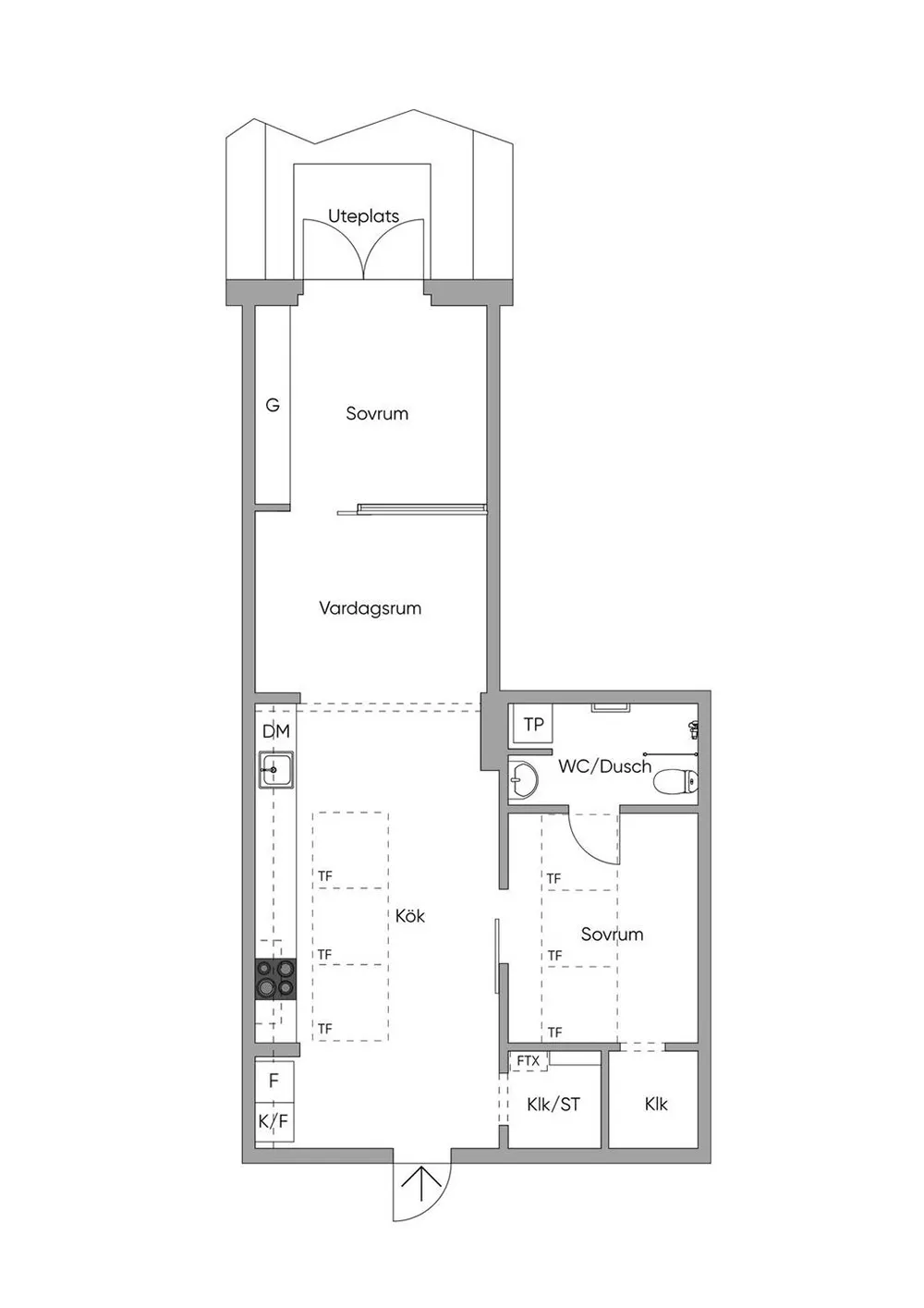 Unusual Apartment in a Semi-Basement in Stockholm - 27