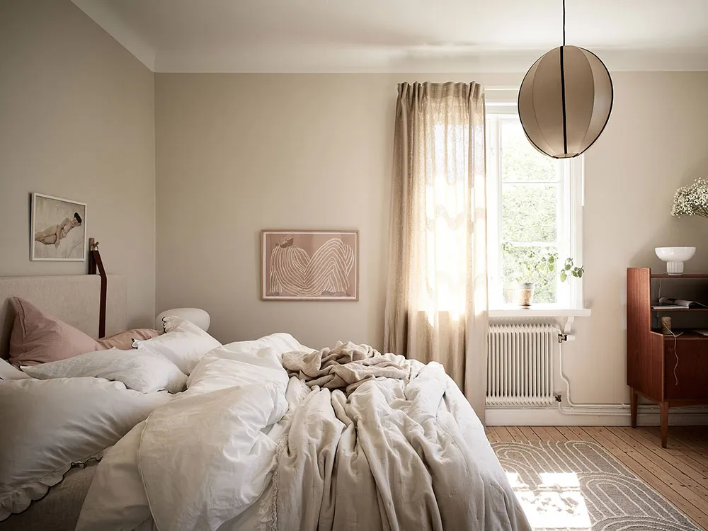 Уютный интерьер с обилием текстиля в Швеции (60 кв. м) - Gallery image 13