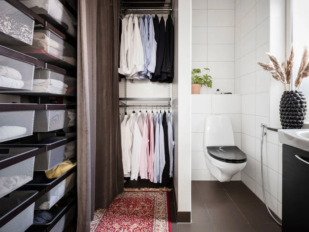 Biała mansarda z pięknym wnętrzem w Gotenborze (55 m²) - Gallery image 23