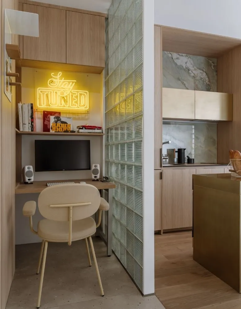 Jak prosta jedno-pokojowa mieszkanie stało się komfortową nowoczesną flatą dla młodej rodziny z dzieckiem (38 m²) - Gallery image 5