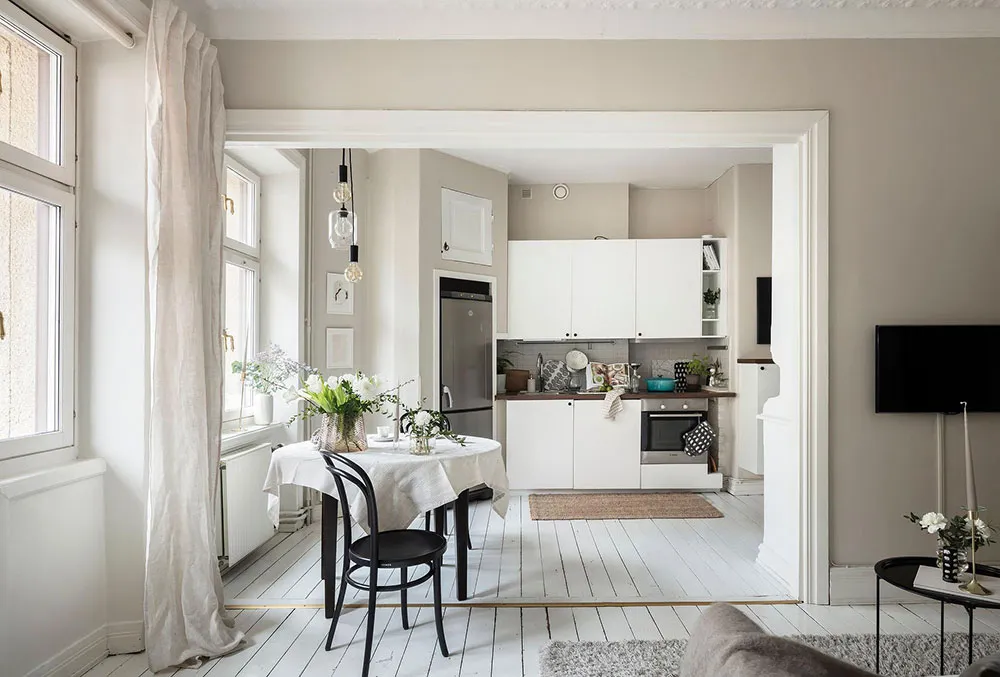 Маленькая шведская квартира с очаровательной спальней (53 кв. м) - Gallery image 13