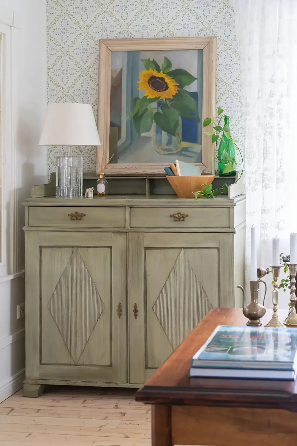 Цветочные мотивы в интерьерах дачи в старом фермерском домике - Gallery image 6