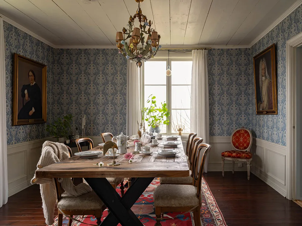 Traditionelle schwedische Villa mit herrlichen und eleganten Interieurs - Gallery image 13