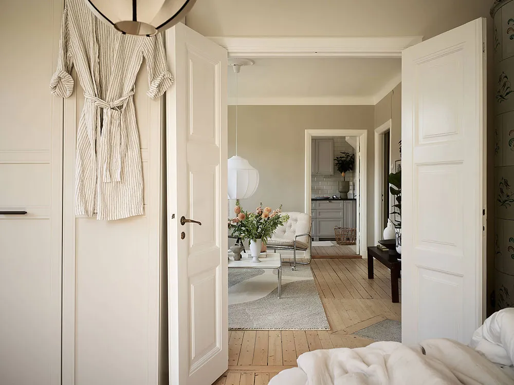 Уютный интерьер с обилием текстиля в Швеции (60 кв. м) - Gallery image 16