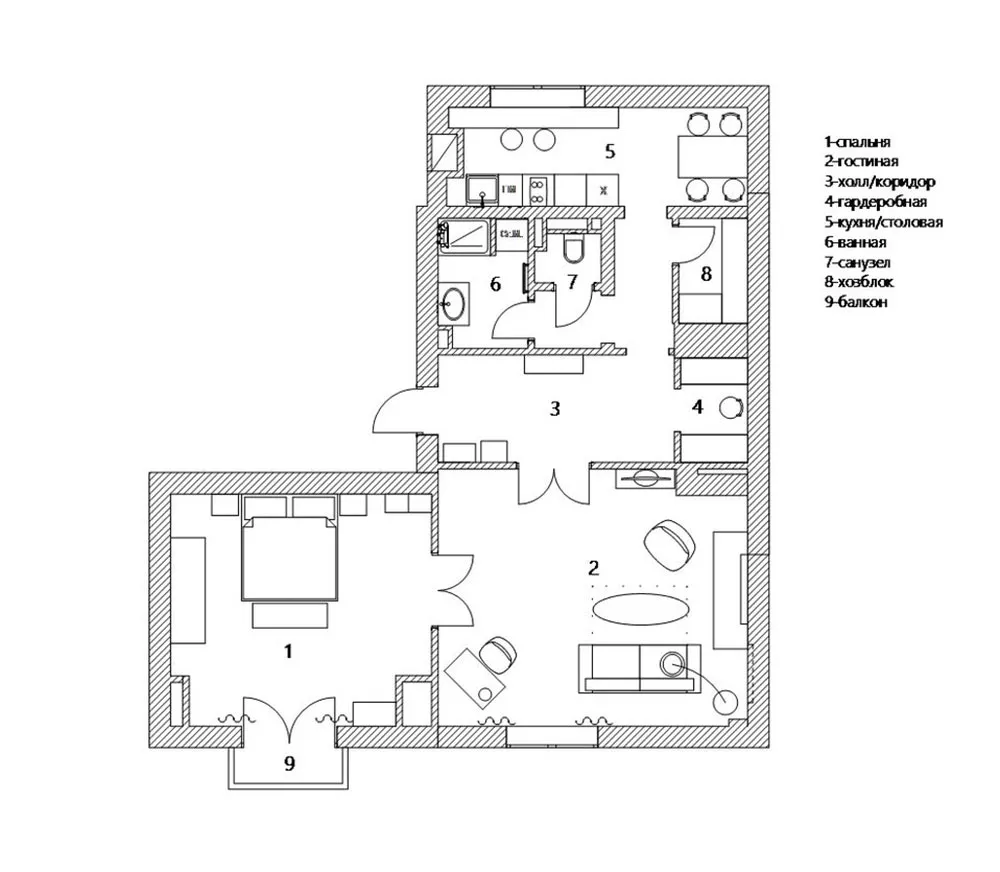 Modernisierte Wohnung im berühmten „Haus der Akademiiker“ in Moskau (80 qm) - 17