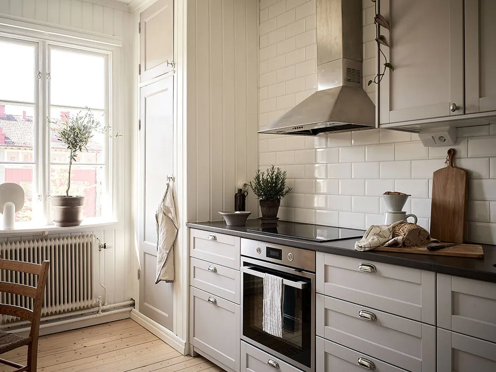 Уютный интерьер с обилием текстиля в Швеции (60 кв. м) - Gallery image 5