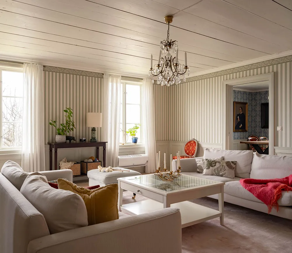 Traditionelle schwedische Villa mit herrlichen und eleganten Interieurs - Gallery image 6