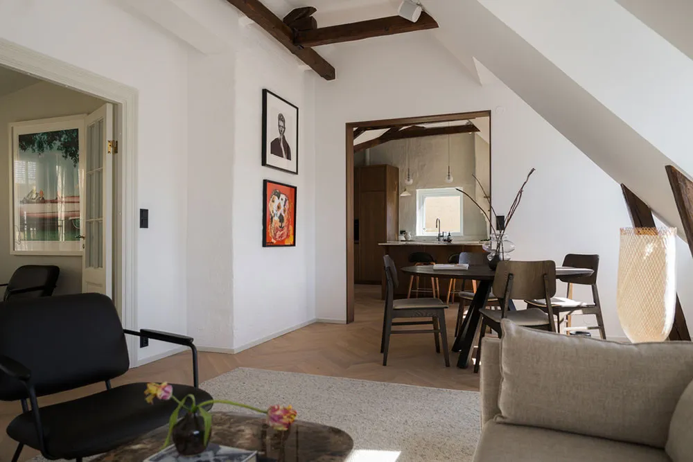 Style décor pour un espace élégant sous toit à Stockholm - Gallery image 17