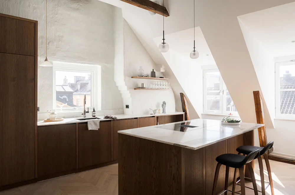 Style décor pour un espace élégant sous toit à Stockholm - Gallery image 7