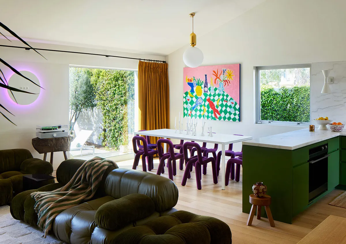 Design ludique d'une petite maison de deux acteurs à Los Angeles - Gallery image 2